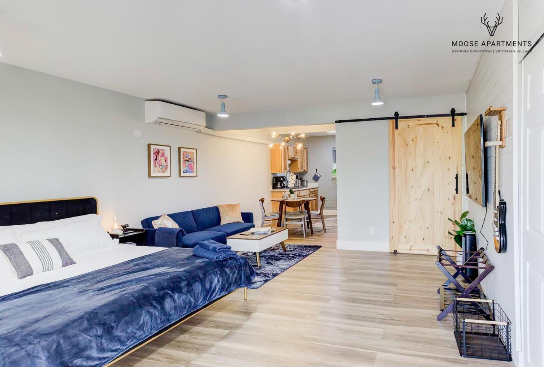 メンフィスThe Moose #9 - Brand New Luxe Modern Loft With Free Parking, King Bed & Fast Wifiアパートメント エクステリア 写真