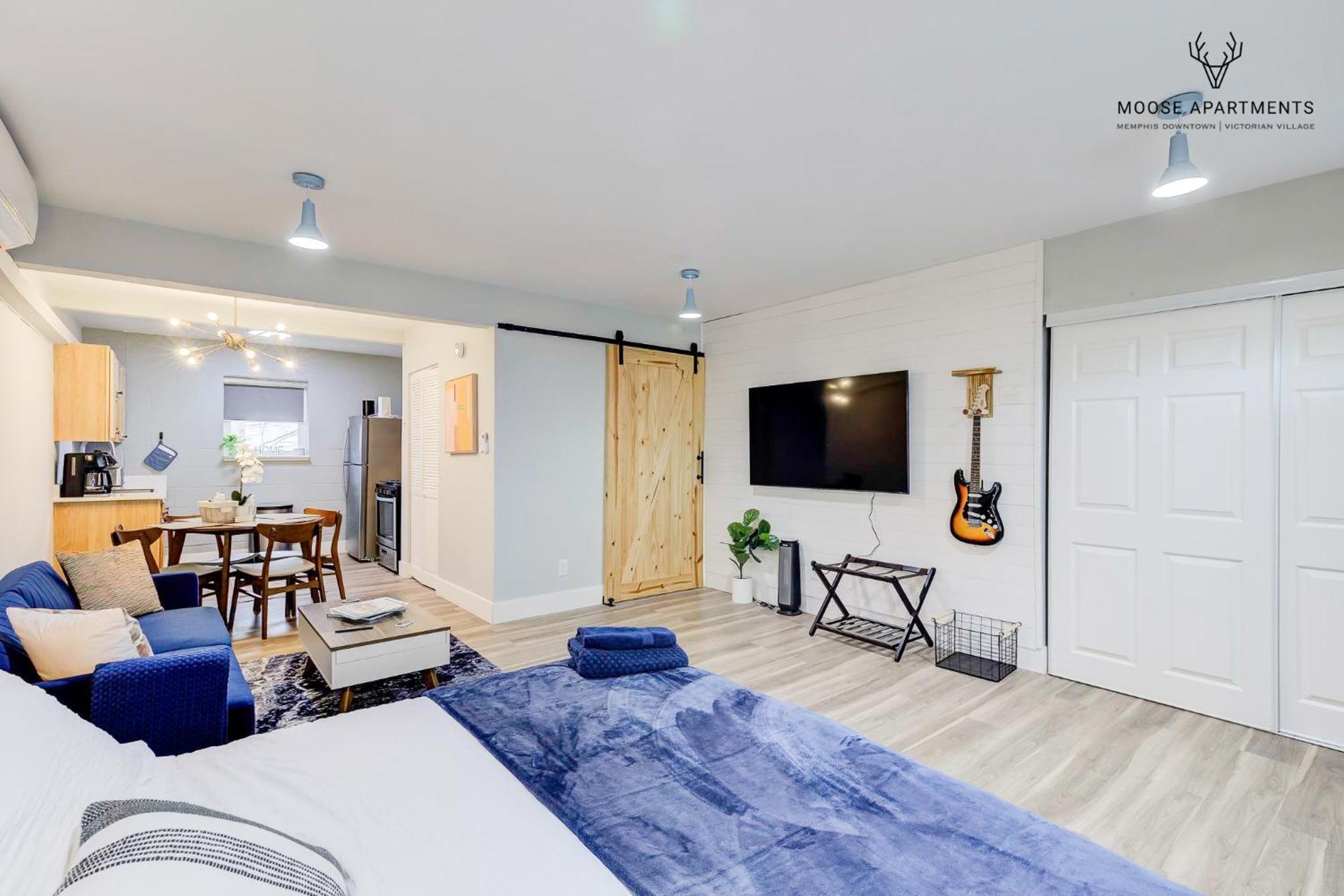 メンフィスThe Moose #9 - Brand New Luxe Modern Loft With Free Parking, King Bed & Fast Wifiアパートメント エクステリア 写真
