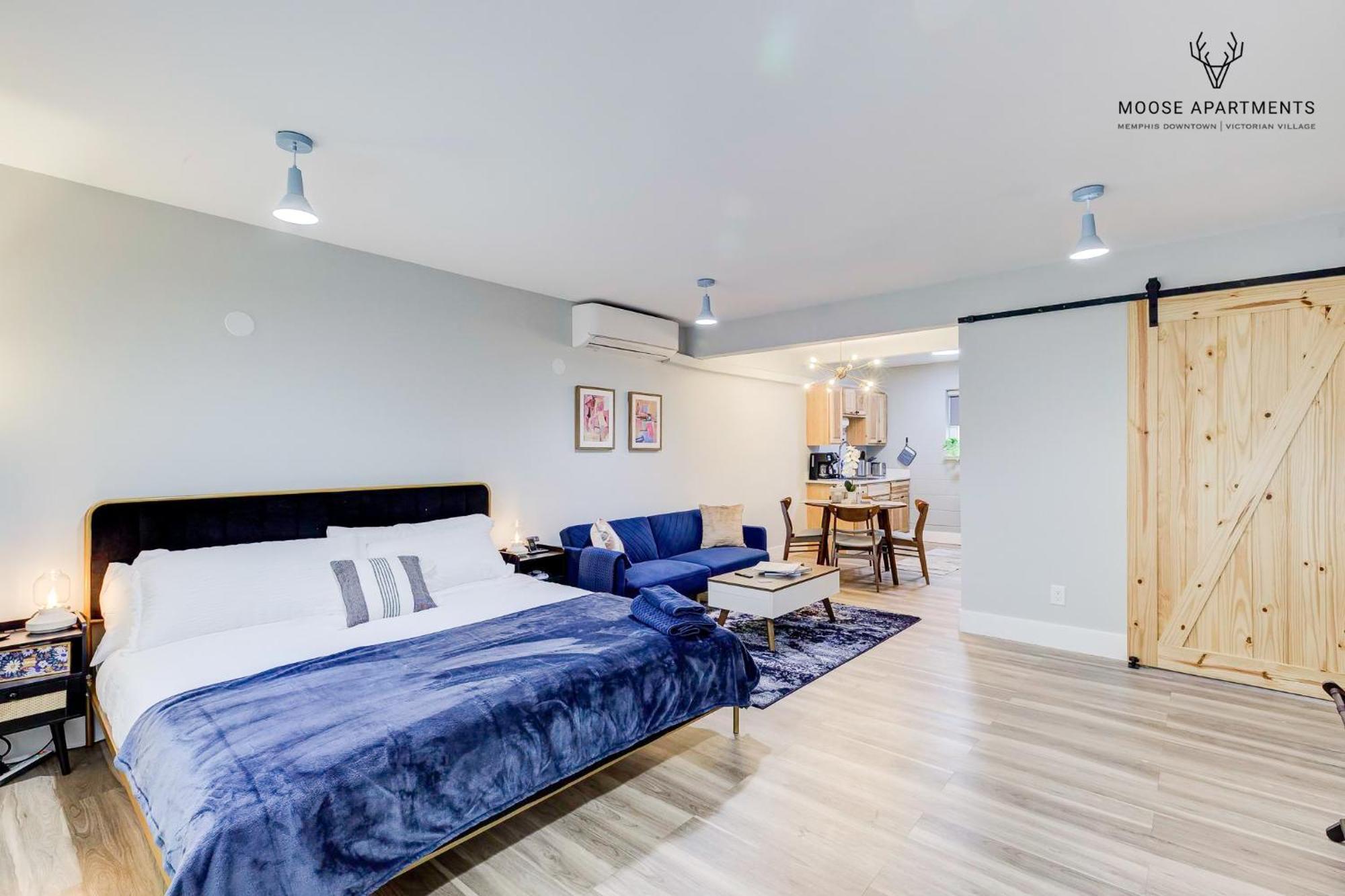 メンフィスThe Moose #9 - Brand New Luxe Modern Loft With Free Parking, King Bed & Fast Wifiアパートメント エクステリア 写真