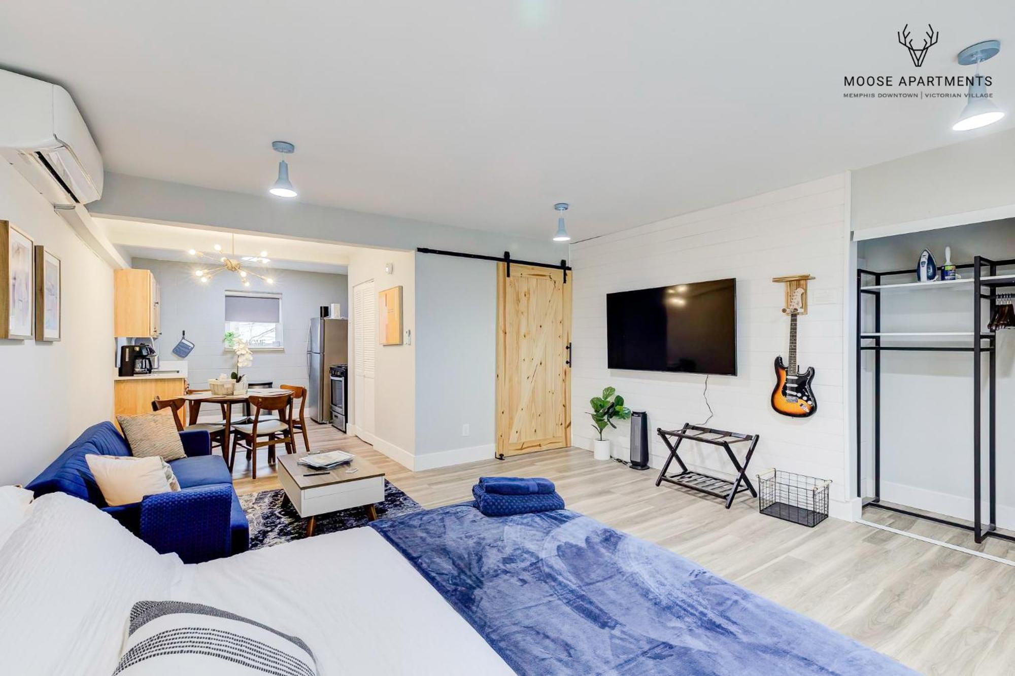 メンフィスThe Moose #9 - Brand New Luxe Modern Loft With Free Parking, King Bed & Fast Wifiアパートメント エクステリア 写真